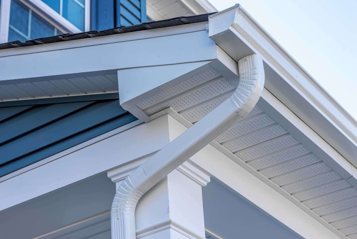 Cheap and durable vinyl gutters installation in Charlotte